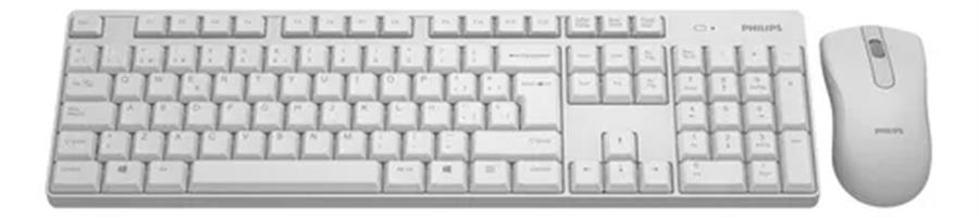 Combo Teclado+Mouse Philips C501 Wireless White