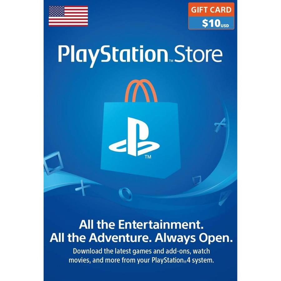 PSN 10 USD USA