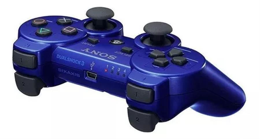 Joystick Playstation Dualshock 3 Blue PS3 Alternativo