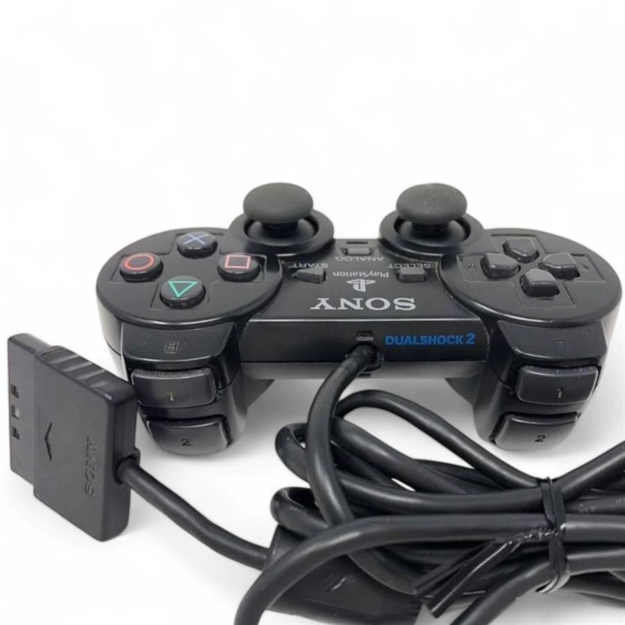 Joystick Playstation Dualshock 2 Black PS2 Alternativo