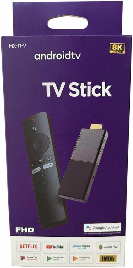 TV Stick  8K con control remoto de voz Google