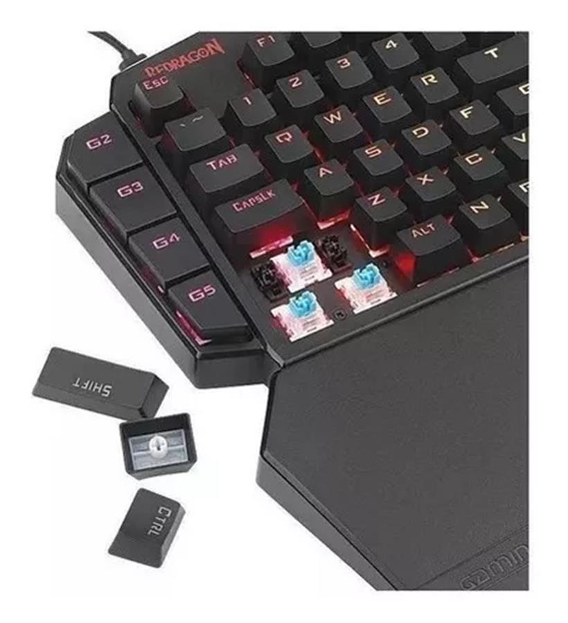 Teclado Redragon Diti K585 RGB Outemu BROWN MEC