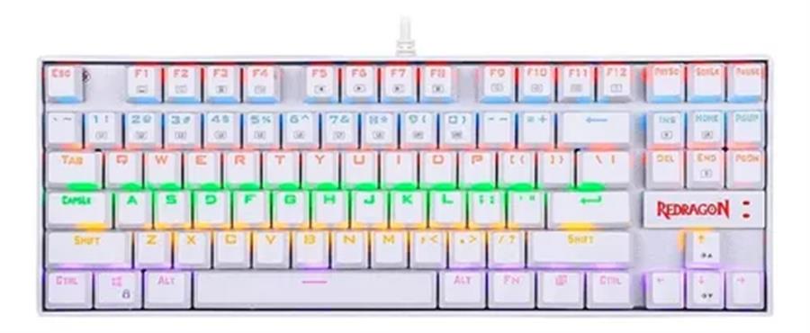 Teclado Redragon Kumara K552 Rainbow White Outemu RED ES MEC