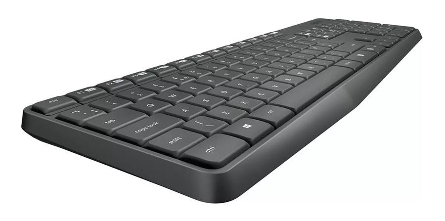 Teclado+Mouse Logitech Wireless MK235 Grey